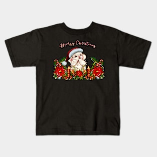 Cute fantasy christmas animal Kids T-Shirt